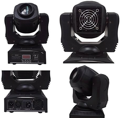 Wonsung 60 W LED gobo cabeza móvil Iluminación spot DJ set gobo luces de Navidad DJ proyector luz para bar fiesta evento