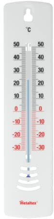 Thermomètre int/ext plast. décoré 25cm