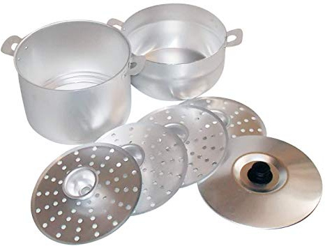 Mantovarka (6 L) 4-Tiered Cookware Uzbek Cuisine/Dumpling Steamer