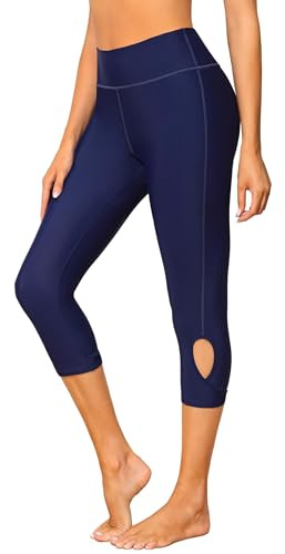 ATTRACO Women's Swimming Leggings Sun Protection Long Swim Pants Tummy Control