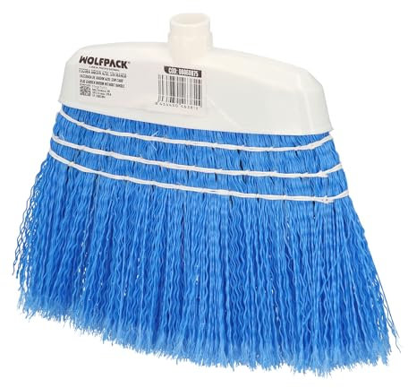 ORYX Escoba Jardin Azul con Cordones Sin Mango, Escoba Terrazas, Terrazas, Cocheras, Calles,