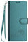 SEAHAI Coque pour OnePlus Nord 3 5G Étui Portefeuille, Mignon Chat Embossée Premium PU Cuir Flip Antichoc Housse avec Support/RFID Blocage/Fentes pour Cartes, Vert foncé