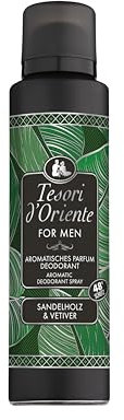 Tesori d'Oriente | Aromatisches Parfum Deodorant 'Vetiver & Sandelholz' | For Men | 48h Schutz | Wellness-Ritual für Körper & Sinne | 150ml
