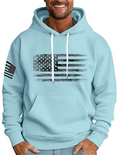 MOKBAY Jersey Polar Hombre Sweatshirt de Vestir Sudadera con Capucha Entrenamiento con Capucha Oversize Deportiva Deportivo 3XL Azul Cielo Sudaderas Deporte Ropa Hombre Azul Cielo 3XL