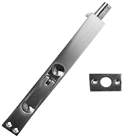 Merriway BH05680 Flush Fitting Door Bolt, 150 mm (6 Inch), Chrome