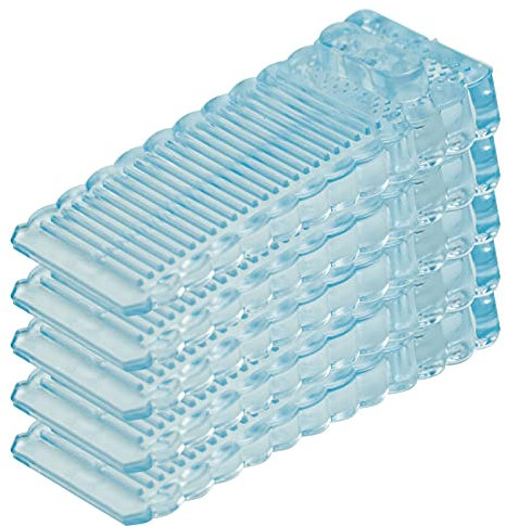 5 Pack Clear Rubber Door Stops Premium Door Wedge Anti Slip Door Stop Silicone Door Stopper Heavy Duty Door Stoppers Transparent Doorstop Wedges for Floor Patio