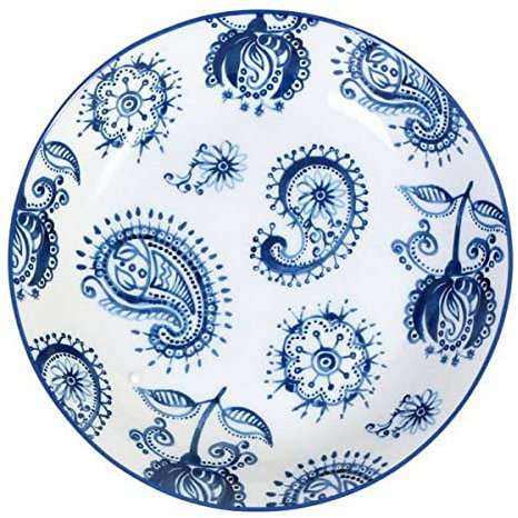 Santa Clara Plato de Postre, Porcelana, Multicolor, Estándar