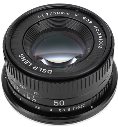 50 Mm F1,7 Vollformat-Objektiv mit Großer Blende und Manueller Fokussierung für EF-Mount-DSLR-Kameras Wie S1, S1R, S1H, S5, FP…