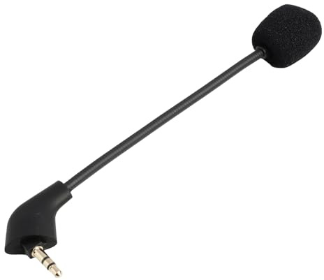 Ersatz-Mikrofon 3,5 mm, Ersatz-Spielmikrofon, Kompatibel mit HyperX Cloud 2, Cloud Core, Cloud Pro, Cloud Silver, Cloud X Gaming-Headsets, für PS4, PS5, Mac, PC - Alte Verdrahtete Version Cloud II
