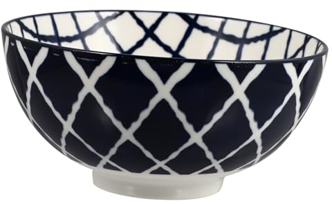 Warmhm 1 Pezzo Ciotola Di Riso in Ceramica Spaghetto Ciotole Zuppa Cibo Insalata Cucina Ciotola Di Riso in Porcellana Ciotola Ramen Scodella Domestica Insalatiera Ciotola in Ceramica Blue