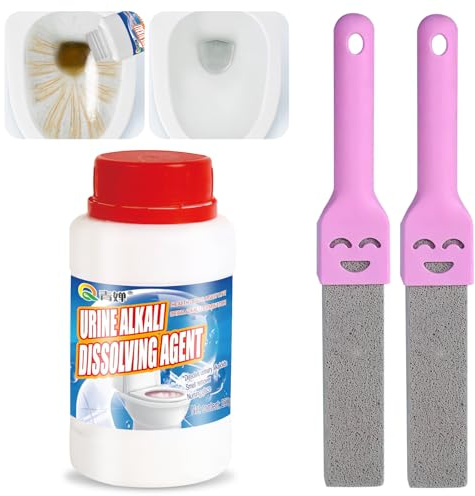 Wanheart Pumice Stone for Toilet Bowl Cleaning,Pumice Cleaning Stone Stick Removes limescale, calcium deposits, stains and rust from toilets,for cleaning toilets and bathrooms