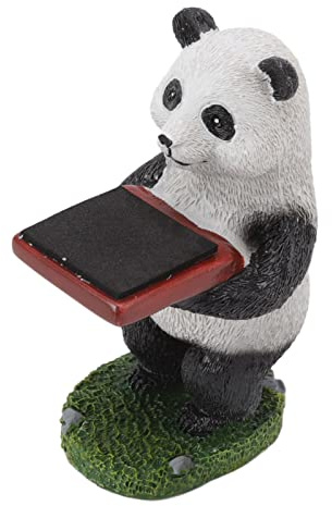 Keenso Utsökt Plastfigur, Modell Klockställ, Handgjort Klockförvaringsställ för Hemmakontorsbutiker, Ny Design, Material Av (Panda)