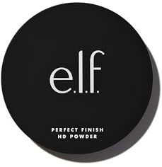 e.l.f. Poudre Perfect Finish HD, estompe les ridules et les imperfections, à porter toute la journée, parfaite pour les déplacements, 7,9 g