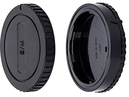 JJC Tapa de Cuerpo + Tapa del Objetivo de Cámara para Sony Alpha A-Mount/Minolta AF Mount DSLR & Sony Alpha A-Mount/Minolta AF Mount Objetivo (Conjunto de 1)