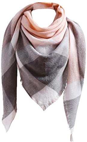 Bakicey Écharpe XXL chaude et douce pour femme - Multicolore - XX-Large