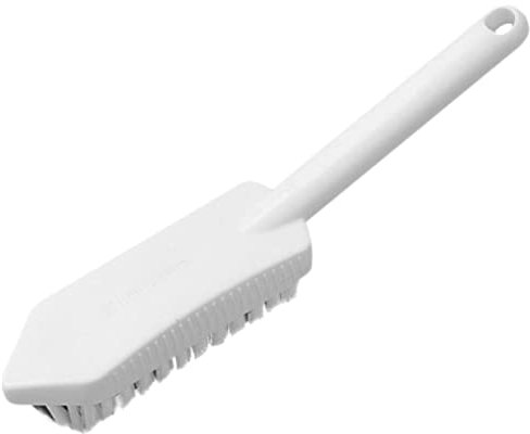 Veemoon Bathroom Tile Crevice Brush with Stiff Bristles, V-shaped Floor Scrubber for Shower and Bathtub, Multifunctional Groove and Gap Cleaning Tool for Home Use