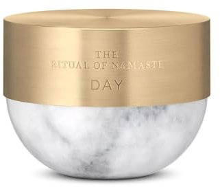 RITUALS The Ritual of Namaste – Active Firming Tagescreme mit Anti Aging Effekt, straffende Gesichtspflege mit CICA Komplex und Steinrose – 50 ml