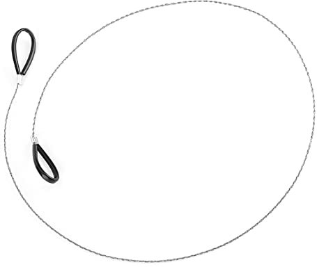 Sierra de Alambre Manual de Supervivencia, Sierra de Alambre de Acero 9 × 6 × 2, Herramienta de Supervivencia para Viajes de Emergencia Al Aire Libre, Sierra de Cable, Sierra de