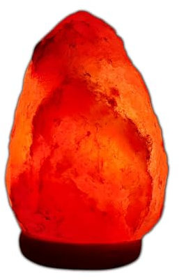 HEIMTEX Himalaya salzlampe - Natürliche Form salzkristalllampe aus dem Salzbereich - 4-7Kg Salzlampe mit Kabel & austauschbarer Glühbirne Hergestellt aus reinem Salzstein