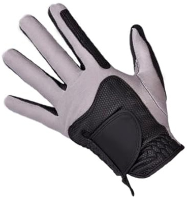 Wakects Guanto da Golf per Mano Sinistra, Guanto da Golf Singolo Elastico Traspirante in Poliestere per Uomo Donna, Design Durevole Lavabile (L)
