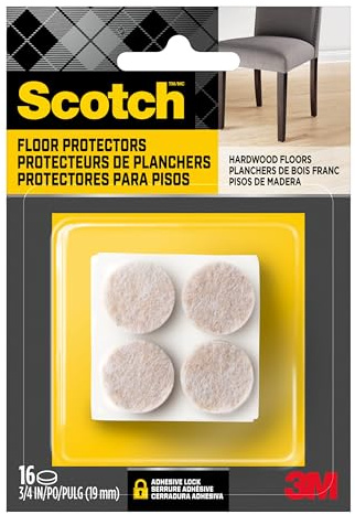 3M Company SP805-NA Scotch Felt Pads, Beige, 16 Piece