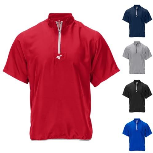 Easton | ALPHA Short Sleeve Cage Jacket | Adult XX-Large | Red