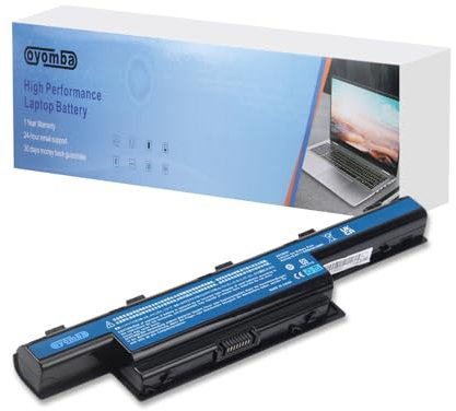 Oyomba Laptop Akku für Acer AS10D31 AS10D3E AS10D41 AS10D51 AS10D5E AS10D61 AS10D81 AS10G31 BTP-DTBM Aspire Serie 4771 4771G 4771Z 5250 5251 5551 5552 5733 5742 5750 5750G Emachine Serie E640