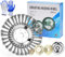 Nutmanel Unkrautbürste für Freischneider, Motorsense Freischneider Rundbürste 200 x 25,4 mm Unkrautbürste, 8 Zoll Profi Wildkrautbürste Drahtbürste, EffProfibürste ektive Moosentfernung, mit Handschuh