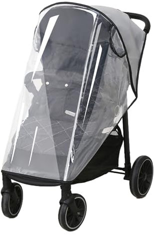 Universal Regenschutz für Kinderwagen,Belüftung Kinderwagen Regenschutz,atmungsaktiv bollerwagen regenschutz winddicht wasserdicht Staub Schnee