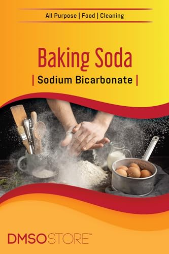 DMSOSTORE Baking Soda – Multi‑Purpose Cleaning Powder, Odor Neutralizer, Deodorizing & Household Use – Fine Powder for DIY Cleaning Solutions- 15 lbs