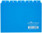 Durable Leitregister A - Z, A6 quer, 1 Stück, blau, 366006