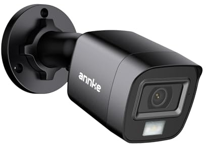 ANNKE 1080p HD-TVI Security Surveillance Camera for Home CCTV Camera System | 2MP Bullet BNC Cams with Color Night Vision, IP67 Surveillance Weatherproof Add–on Wired Camera for Outdoor/Indoor Use-E200
