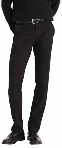 Dockers Easy Khaki Slim Fit, Pantaloni Uomo, Nero, 36W / 32L