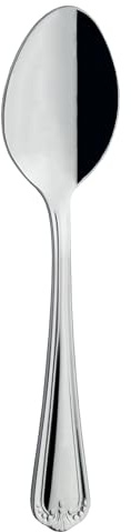 Grunwerg Jesmond Collection Coffee Spoons, 18/0 Stainless Steel, Set of 12 | Coffee spoons made from 18/0 stainless steel, perfect for everyday tea, coffee, desserts and dining.