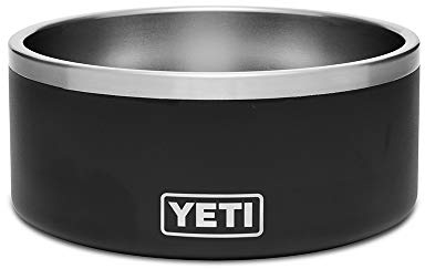YETI Boomer 8, Stainless Steel, Non-Slip Dog Bowl, Holds 64 Ounces, Black