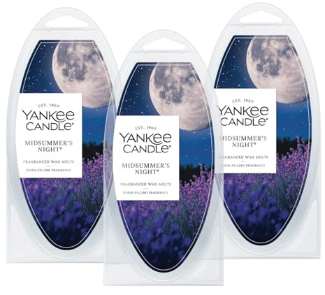 Yankee Candle Midsummer's Night Wax Melts, Pack of 18, Suitable for All Wax Warmers