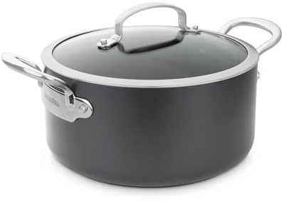 Greenpan Faitout aluminium 24cm avec couvercle cc003346-001