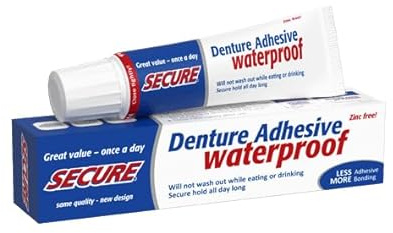 SecureWaterproof Denture Adhesive - 40g