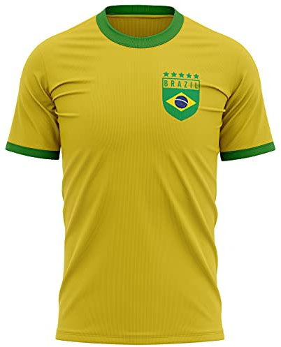 Camiseta de Rugby con Corazón de la Bandera de Escocia para Hombres, Camiseta de Fútbol Escocés para Aficionados, Amarillo Verde, XL