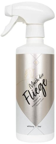 whinny X bay Fliegenspray Mach die Fliege – Insektenschutzspray mit Icaridin & Kräuterduft für Pferde und Reiter | sanft, wirksam & geräuscharm, 500ml