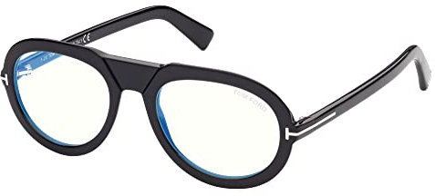 Tom Ford Brillen FT 5756-B BLUE FILTER SHINY BLACK/BLUE FILTER 53/20/145 Damenbrillen