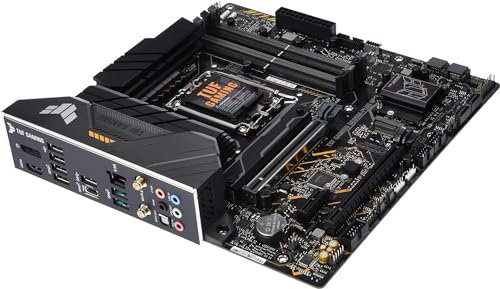 ASUS TUF Gaming B660M-PLUS WiFi Scheda Madre mATX, Intel B660, LGA1700, DDR5, PCIe 5.0, LAN Realtek 2.5Gb, WiFi 6, Realtek 7.1 Surround, 2xM.2, 4xSATA 6GB/s, USB 3.2 Gen 2x2, Armoury Crate