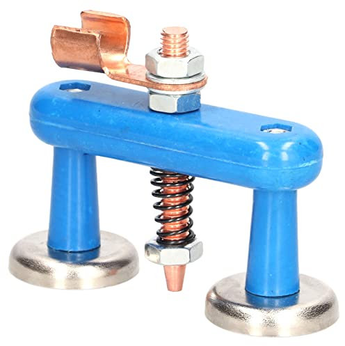 Jadeshay Schweißmagnetkopf, Blau Erdungsklemme Magnetische Schweißhalterung, robuster, langlebiger Schweißmagnetkopf, Schweiß-Zubehör