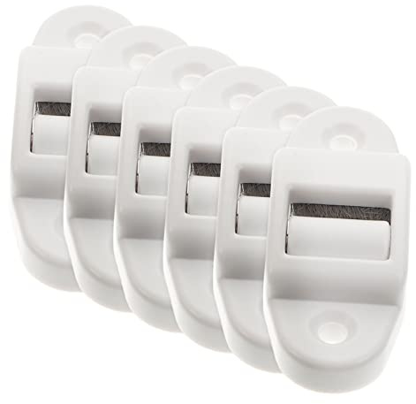 Happyyami 6pcs Plastic Belt Guide Roller for Shutter, 14mm Surface Mounted