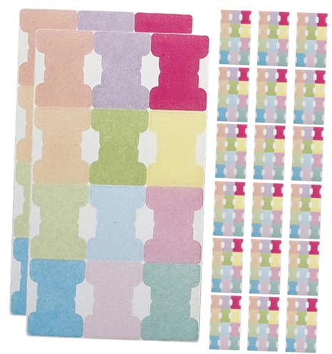 VILLFUL Farbiges Beschreibbares Klebe Register 24 Stück Dicke Selbstklebende Trennregister Reißfestes Index Label Für Ordner Bücher Und Kalender Zur Dokumentenklassifizierung