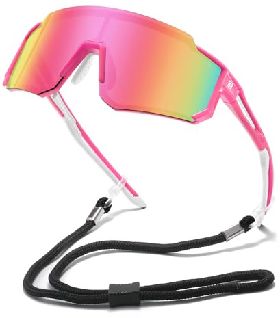DUCO Lunette de Soleil Enfant Polarisées Sport 8-16 Ans