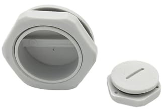 Metrisk hangänga Plast Tätningslås Runda ändlock Skruvplugg Rörkoppling M12 M16 M20 Kabelgenomföring Blindmutter Skruvplugg(White,4PCS_M32)