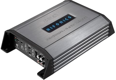 HiFonics ZXR500/4E - Amplificatore digitale compatto a 4 canali CLASS D Premium con 500 Watt RMS | della serie ZEUS EXPANSION