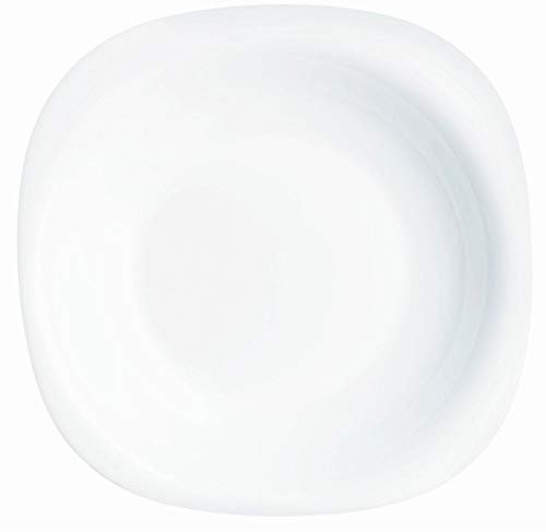 Luminarc Carine Blanco Plato Llano Opal 26cm Opal Apto Microondas Apto Frigorífico Reciclable