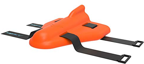 AquaPlane Kids' 3-in-1 Swim Float Aid Kick Board, Orange Sunburst, One Size